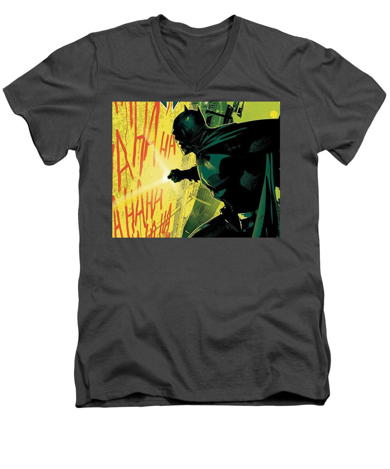 Found and Sampled Batman HAHA - Men's V-Neck T-Shirt