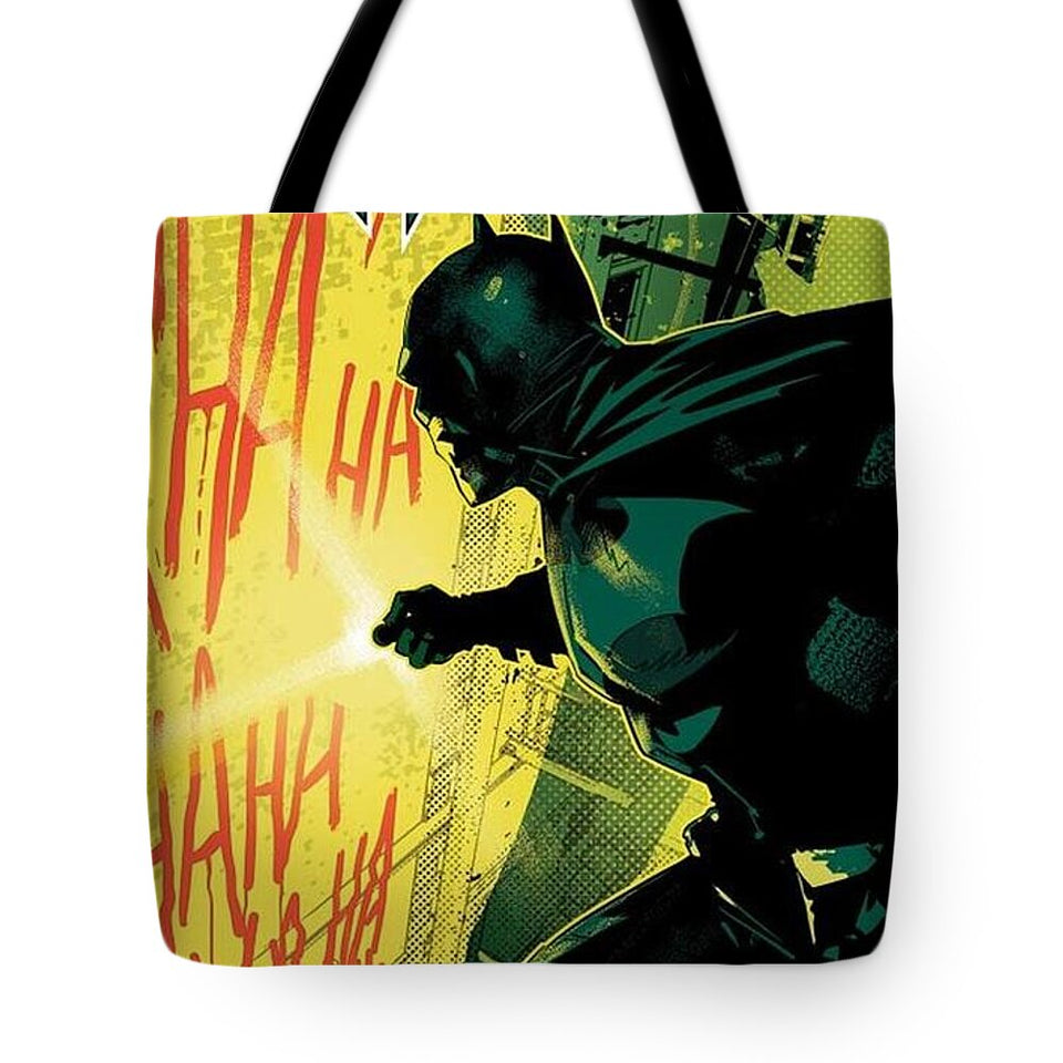 Found and Sampled Batman HAHA - Tote Bag