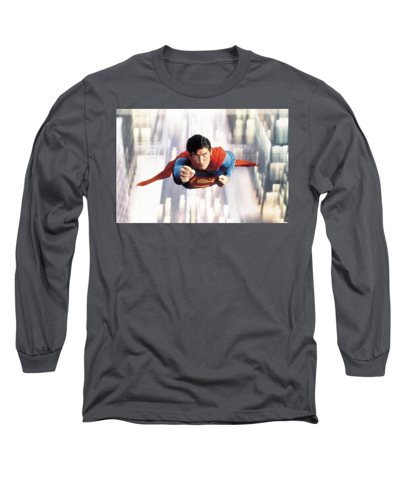 Old School Chris Reeves Snapshot - Long Sleeve T-Shirt