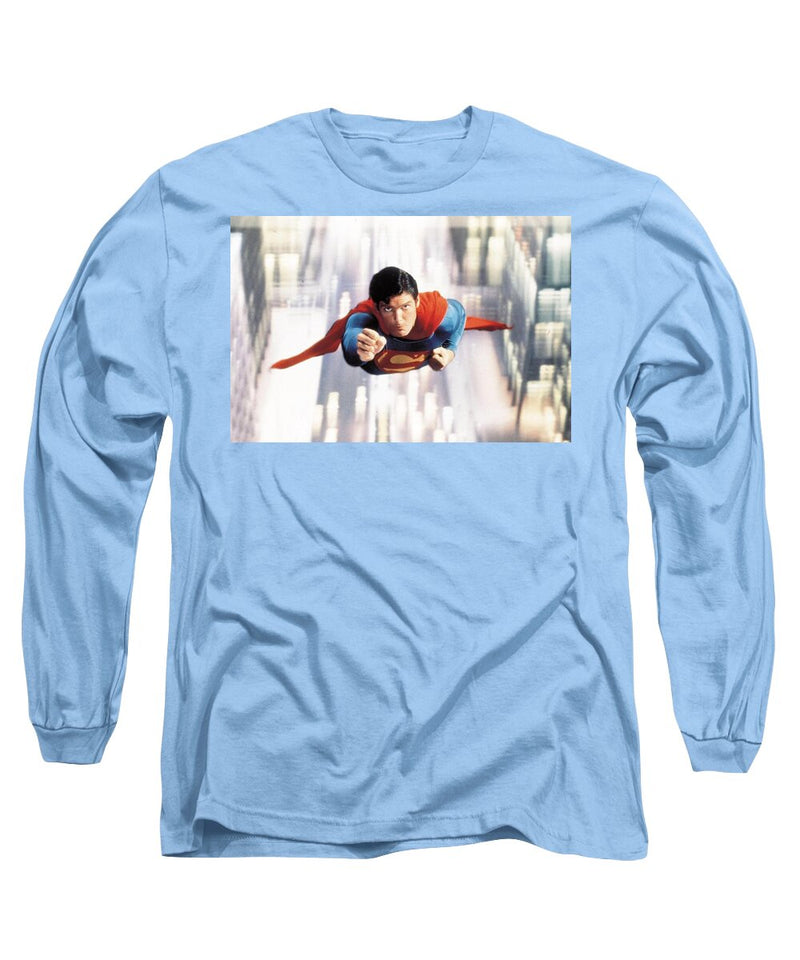 Old School Chris Reeves Snapshot - Long Sleeve T-Shirt