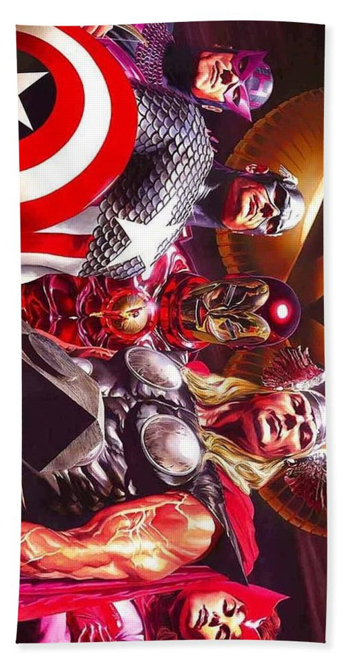 Alex Ross - Bath Towel - Crane Kick Brain