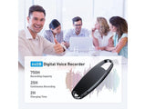 64GB Voice Recorder, Telele Digital Audio Recorder with 750 Hours Recording Capacity and 25 Hours Battery Time, Ideal for Meeting Lecture Interview Class