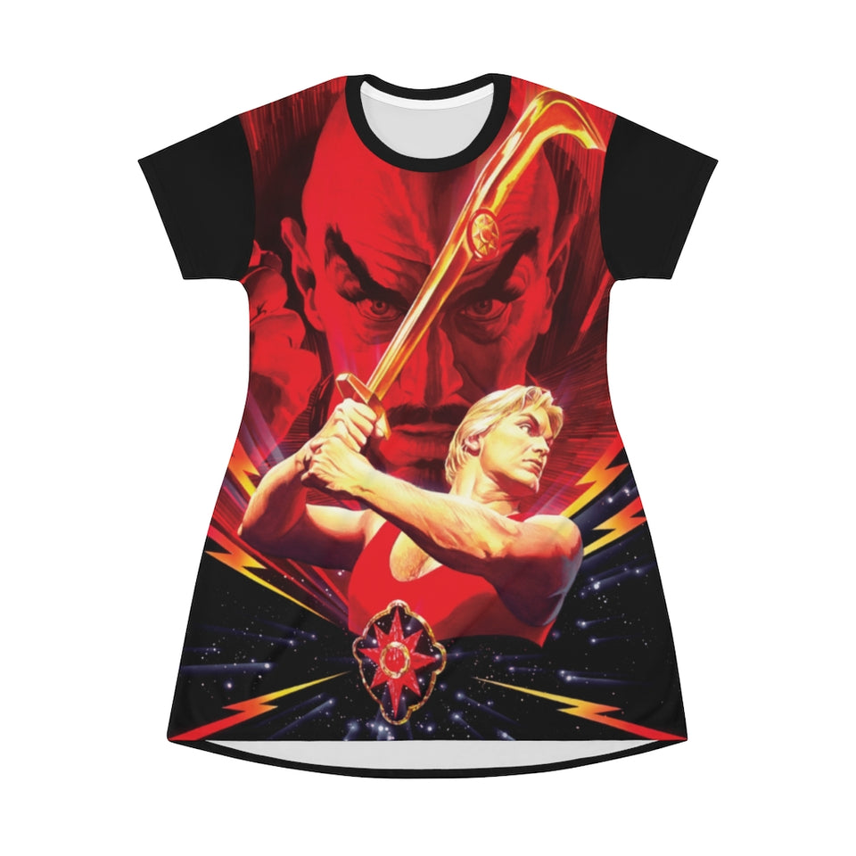 Flash Gordon T-Shirt Dress - Crane Kick Brain