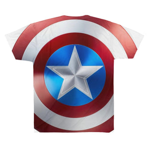 Captains Shield T shirt - Crane Kick Brain