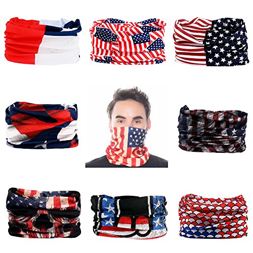 9PCS Seamless Face Shield Magic - Crane Kick Brain