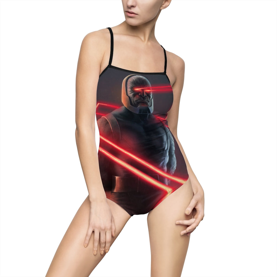 Darkseid Omega Ray One-piece Swimsuit - Crane Kick Brain