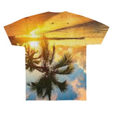 Hazy Palm Sun Tee - Crane Kick Brain