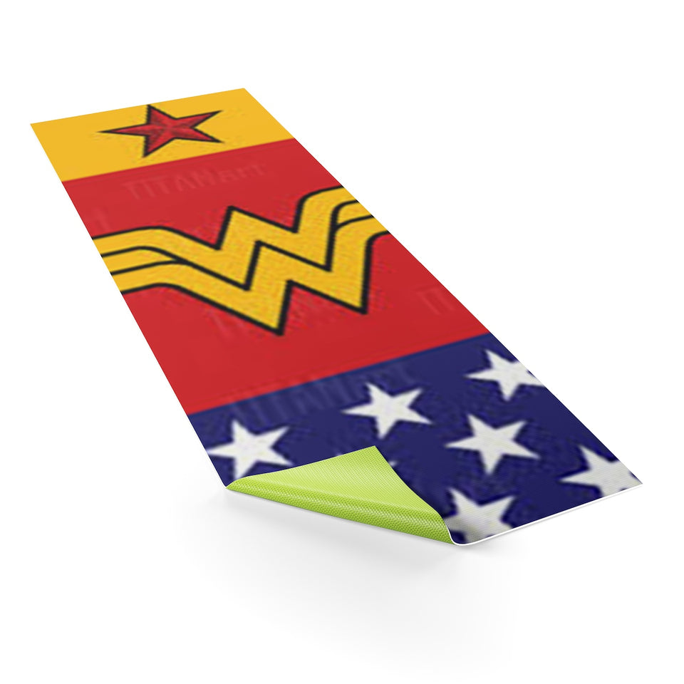 Wonder Woman Yoga mat - Crane Kick Brain