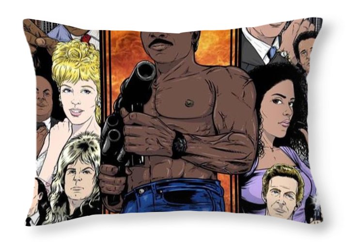 Action Jackson - Throw Pillow