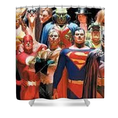 Alex Ross - Shower Curtain - Crane Kick Brain