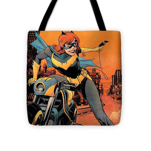 Bat Girl Cruisin - Tote Bag - Crane Kick Brain