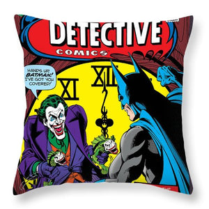 Batman v Joker - Throw Pillow