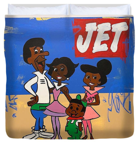 Black Jetsons - Duvet Cover