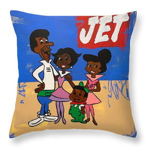 Black Jetsons - Throw Pillow