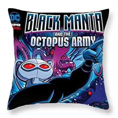 Black Manta - Throw Pillow