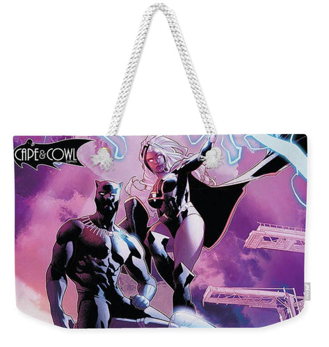 Black Panther and and Storm Electric Purple - Weekender Tote Bag