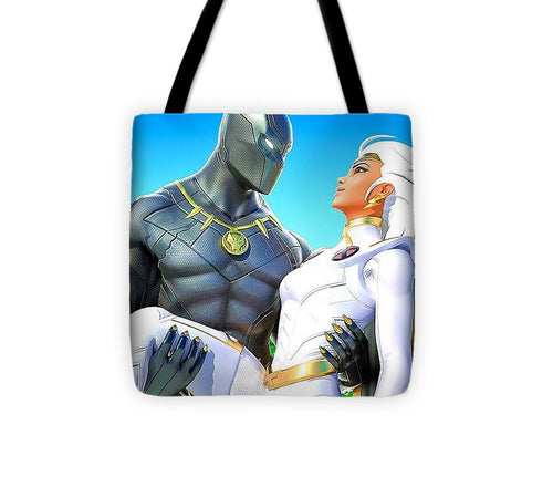 Black Panther Valentines - Tote Bag