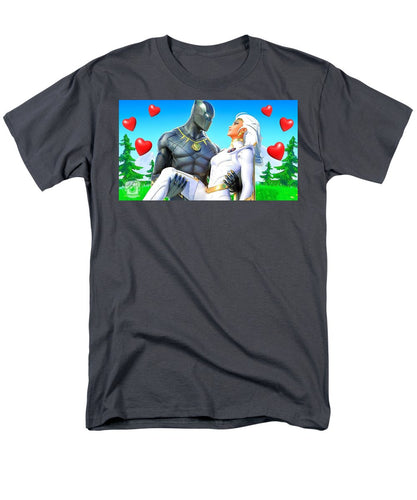 Black Panther Valentines - Men's T-Shirt  (Regular Fit)