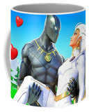 Black Panther Valentines - Mug