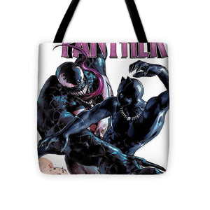 Black Panther Vs Venom - Tote Bag