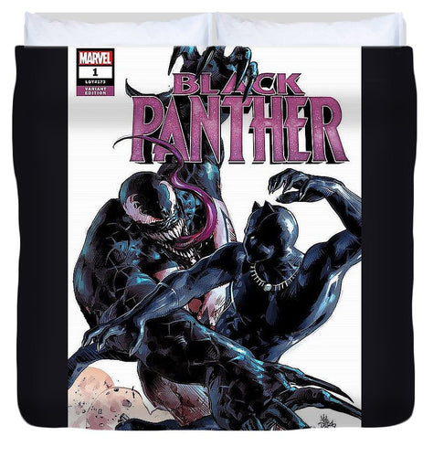 Black Panther Vs Venom - Duvet Cover