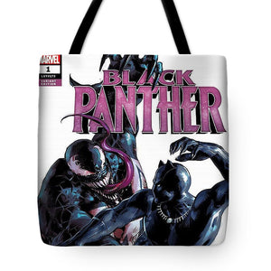 Black Panther Vs Venom - Tote Bag