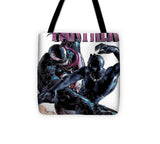 Black Panther Vs Venom - Tote Bag