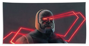 Darkseid Omega Ray - Beach Towel - Crane Kick Brain