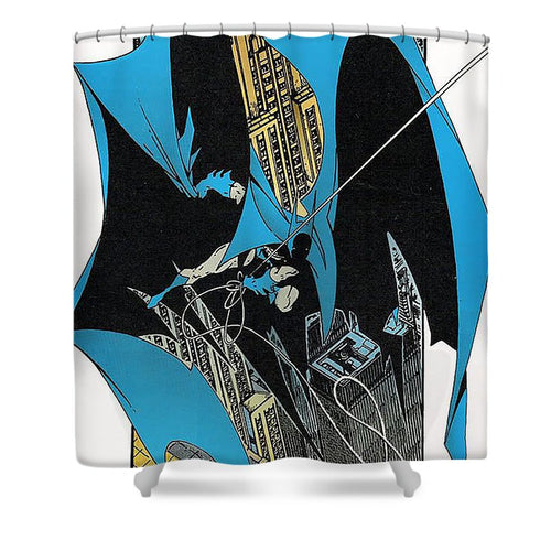 Detective Skyline - Shower Curtain