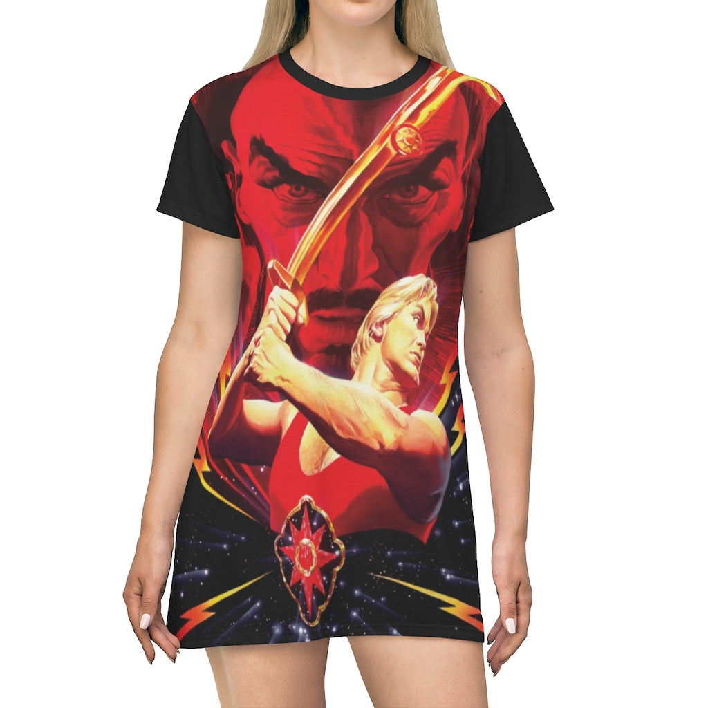 Flash Gordon T-Shirt Dress - Crane Kick Brain