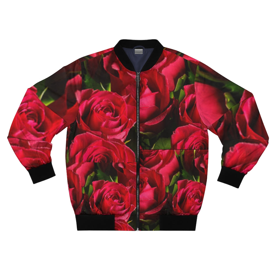 Rose Bomber Jacket