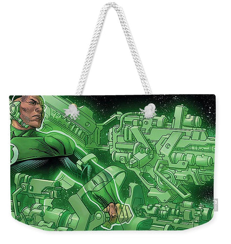 Green Lantern Strapped - Weekender Tote Bag