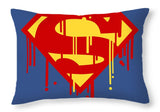 Kal El Drippin - Throw Pillow - Crane Kick Brain