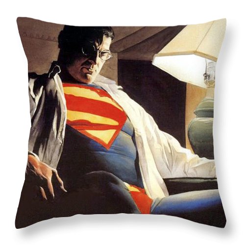 Kal El Stay At Home Orders - Throw Pillow - Crane Kick Brain