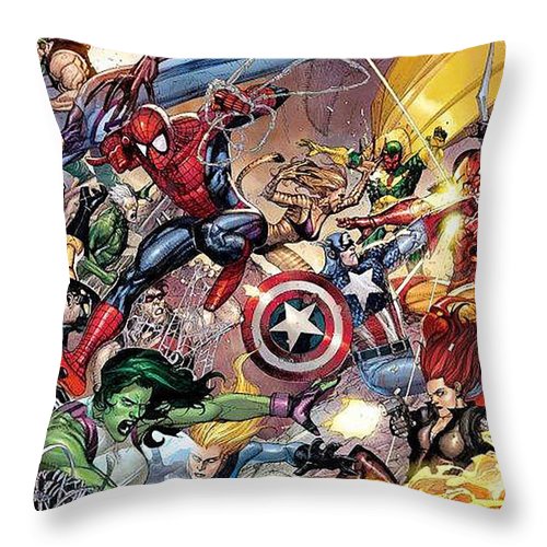 Marvel Justice 2020 - Throw Pillow