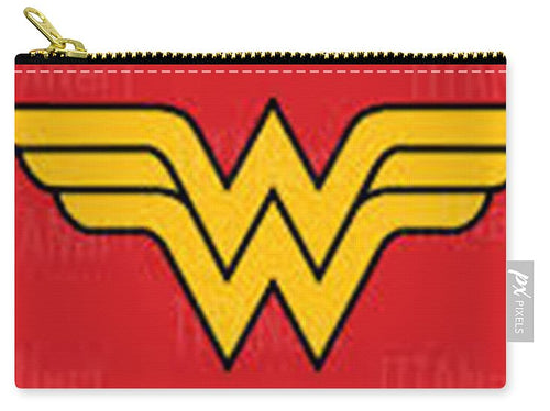 Old School Wonder Woman - Carry-All Pouch - Crane Kick Brain