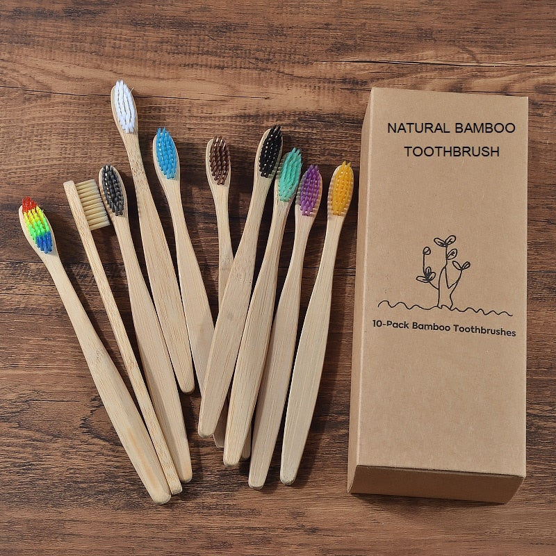 Eco Friendly wooden Tooth Brush - Crane Kick Brain