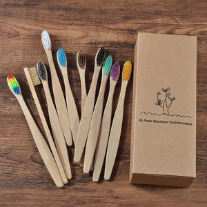 Eco Friendly wooden Tooth Brush - Crane Kick Brain