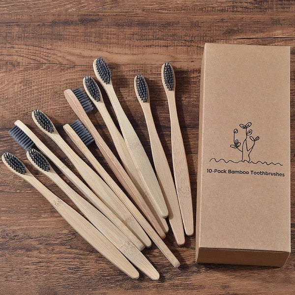 Eco Friendly wooden Tooth Brush - Crane Kick Brain