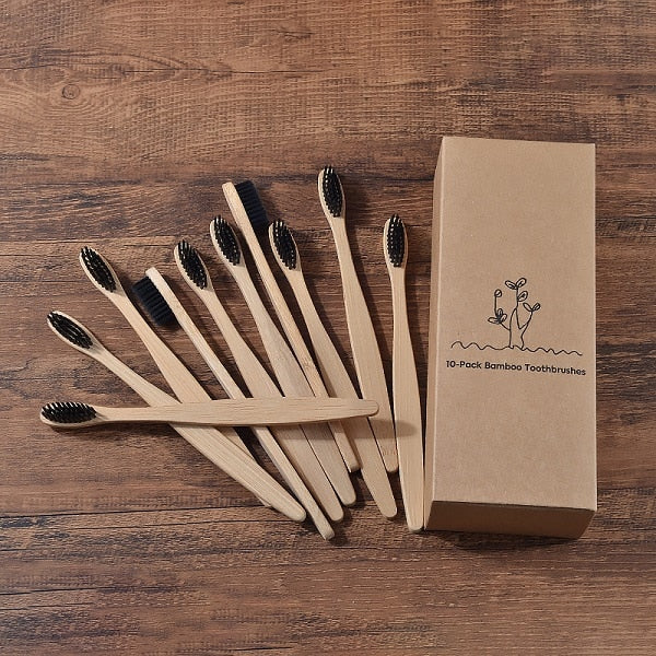 Eco Friendly wooden Tooth Brush - Crane Kick Brain