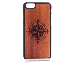 MMORE Wood Compass Phone case - Phone Cover - Phone accessories - Crane Kick Brain