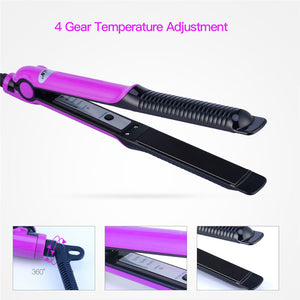 Electric Flat Iron Straightening & Curling Wand - Crane Kick Brain