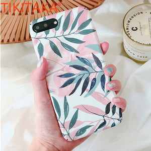 Artistic Leaf Phone Cases For iPhone - Crane Kick Brain