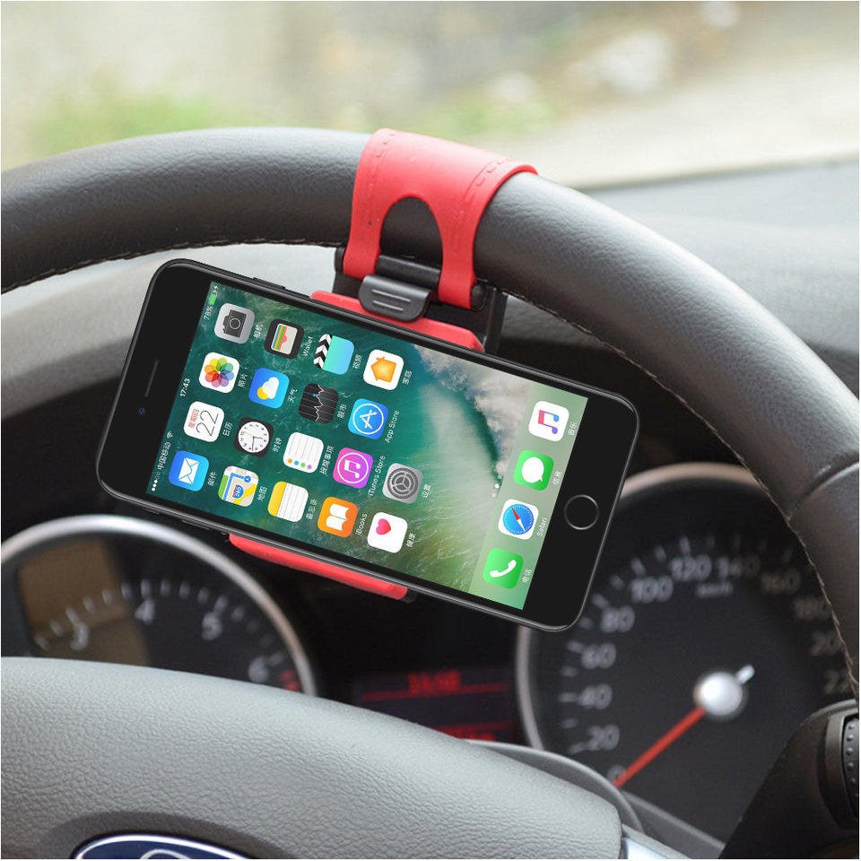 Crane Kick Steering Wheel Phone Holder Clip for Samsung or Iphones - Crane Kick Brain