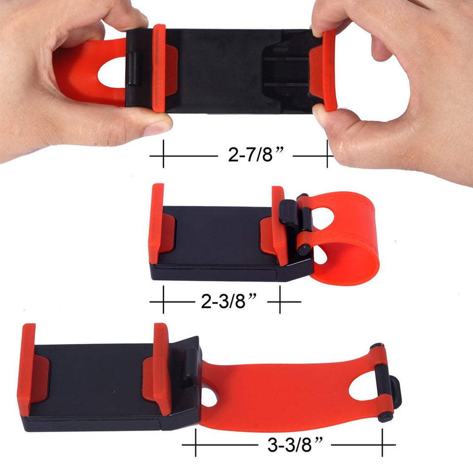 Crane Kick Steering Wheel Phone Holder Clip for Samsung or Iphones - Crane Kick Brain