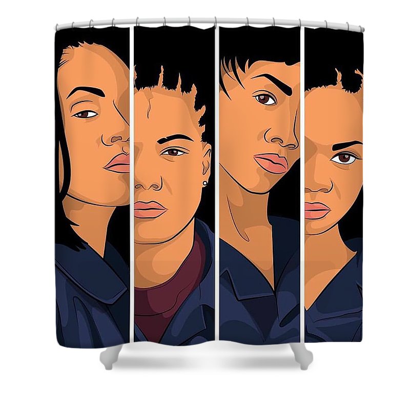 Set It Off - Shower Curtain