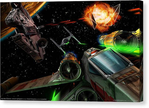 Star Wars Download - Canvas Print
