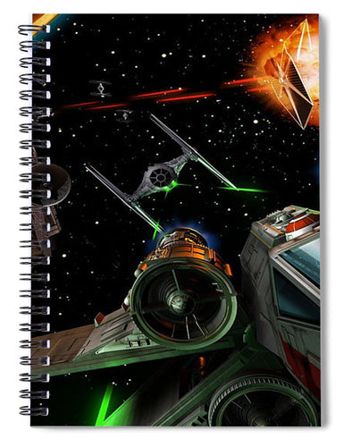 Star Wars Download - Spiral Notebook