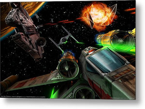 Star Wars Download - Metal Print