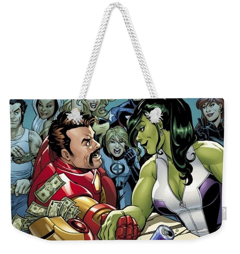 Tony's Struggle - Weekender Tote Bag - Crane Kick Brain